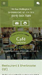 Mobile Screenshot of cafecroquissherbrooke.com